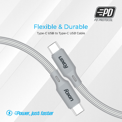  FOXIN TYPE C TO C CABLE TCC01 Tarkash Sales Corporation A-242, Nemi Nagar Extension,Vaishali Nagar