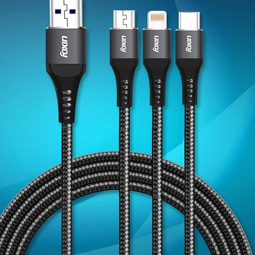 FOXIN THREE IN ONE BRAIDED CABLE MAC-08-https://i-media.vyaparify.com/vcards/products/294227/product_1750153439_685138df9da77.png Image