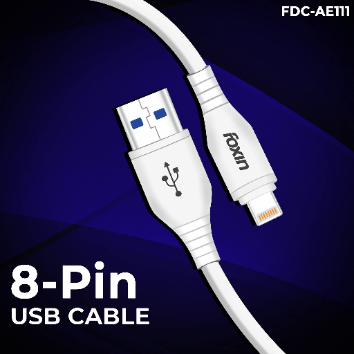 FOXIN USB TO 8 PIN CABLE AE-111-https://i-media.vyaparify.com/vcards/products/294234/product_1750153718_685139f6942ed.png Image