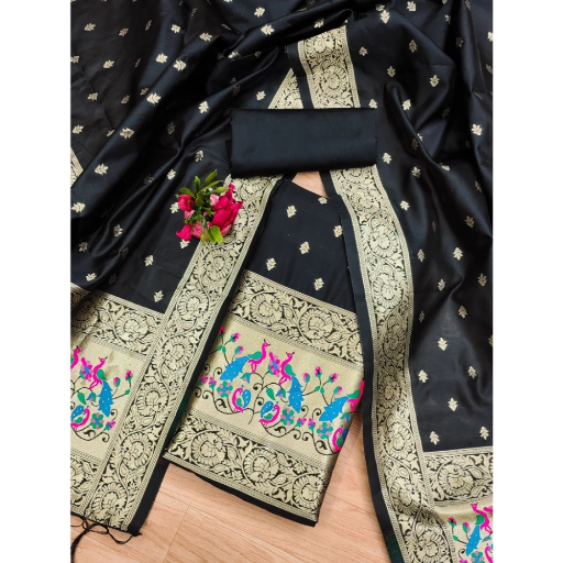 Generic Women's South Slub Cotton Unstitched Salwar-Suit Material With Dupatta-https://i-media.vyaparify.com/vcards/products/294290/product_1750156548_685145046a585.png Image