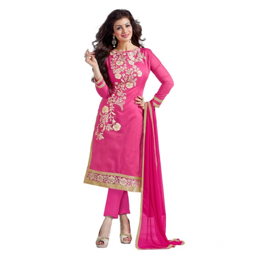 Generic Women's Chanderi Unstitched Salwar Suit-Material With Dupatta (Pink,2 Mtrs)-https://i-media.vyaparify.com/vcards/products/295238/product_1750313794_6853ab42f18bf.png Image