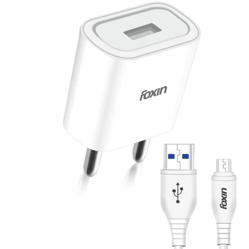 FOXIN 2.4A USB CHARGER WITH TYPE C CABLE FPA-214C Tarkash Sales Corporation A-242, Nemi Nagar Extension,Vaishali Nagar