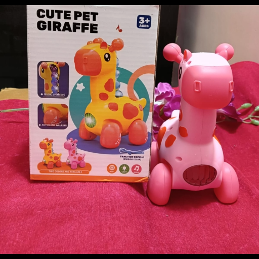 Cute Giraffe Toy with Lights & Music – Fun Walking Toy for Kids"-https://i-media.vyaparify.com/vcards/products/296250/product_1750446961_6855b37127aa5.png Image