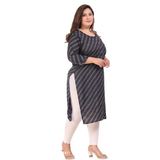 Generic Women's Office wear Stripe Capsule Straight Kurti-https://i-media.vyaparify.com/vcards/products/296416/product_1750490972_68565f5ce6ea6.png Image