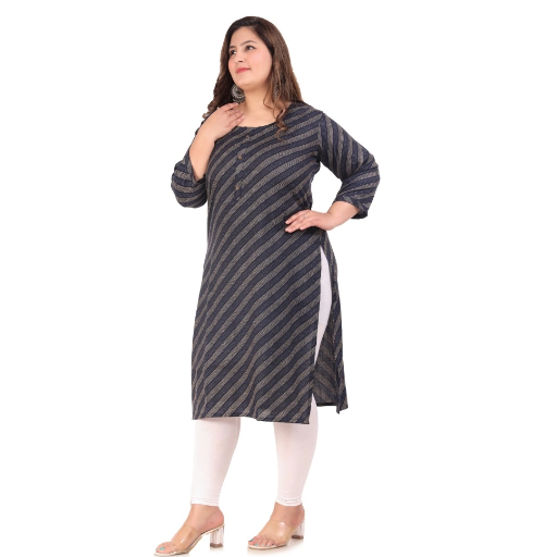 Generic Women's Office wear Stripe Capsule Straight Kurti-https://i-media.vyaparify.com/vcards/products/296418/product_1750490973_68565f5d65679.png Image