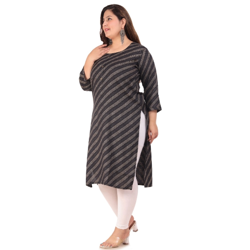 Generic Women's Office wear Stripe Capsule Straight Kurti-https://i-media.vyaparify.com/vcards/products/296432/product_1750491709_6856623dc9419.png Image
