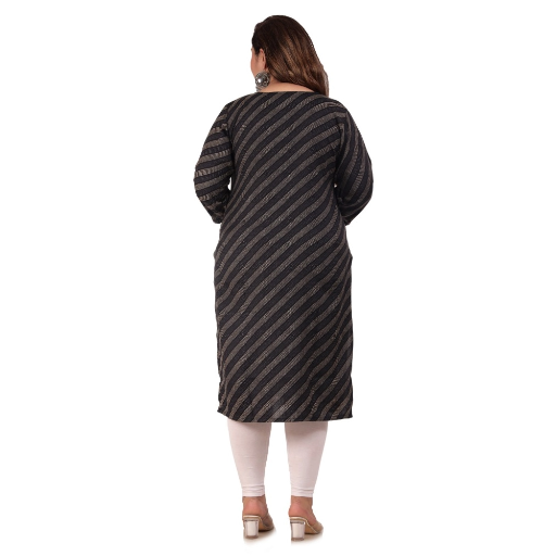 Generic Women's Office wear Stripe Capsule Straight Kurti-https://i-media.vyaparify.com/vcards/products/296435/product_1750491710_6856623e94dfb.png Image