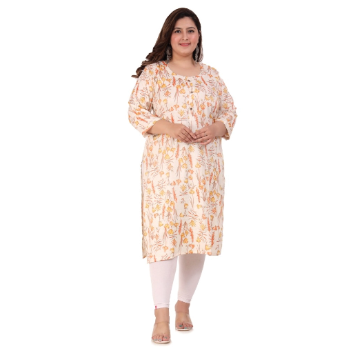  Generic Women's Office wear Floral Printed Capsule Straight Kurti ASHIRWADA ENTERPRISES 1st Floor, Moideen Complex, Main Road, Darbe, Puttur, Karnataka 574202, India