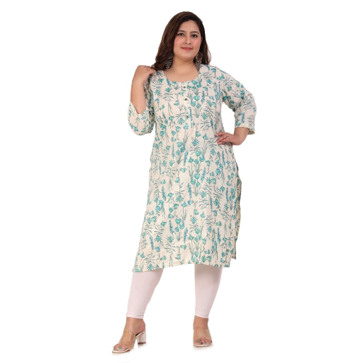  Generic Women's Office wear Floral Printed Capsule Straight Kurti ASHIRWADA ENTERPRISES 1st Floor, Moideen Complex, Main Road, Darbe, Puttur, Karnataka 574202, India