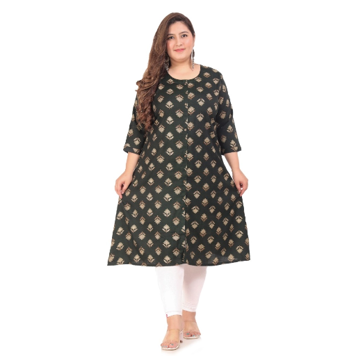  Generic Women's Office wear Floral Printed Capsule A-Line Kurti ASHIRWADA ENTERPRISES 1st Floor, Moideen Complex, Main Road, Darbe, Puttur, Karnataka 574202, India