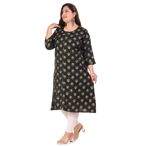 Generic Women's Office wear Floral Printed Capsule A-Line Kurti-https://i-media.vyaparify.com/vcards/products/296577/product_1750500246_685683962c7e0.png Image