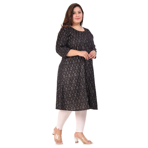 Generic Women's Office wear Floral Printed Capsule A-Line Kurti-https://i-media.vyaparify.com/vcards/products/296605/product_1750500900_68568624091ca.png Image