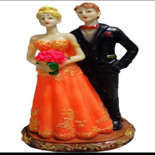 Beautiful Wedding Couple Showpiece-https://i-media.vyaparify.com/vcards/products/296799/product_1750611094_685834963a9e8.png Image
