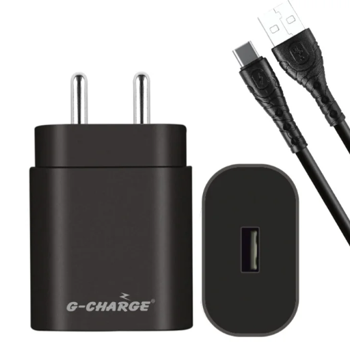  G CHARGE CHARGER 15W WITH TYPE C CABLE GC-71 Tarkash Sales Corporation A-242, Nemi Nagar Extension,Vaishali Nagar