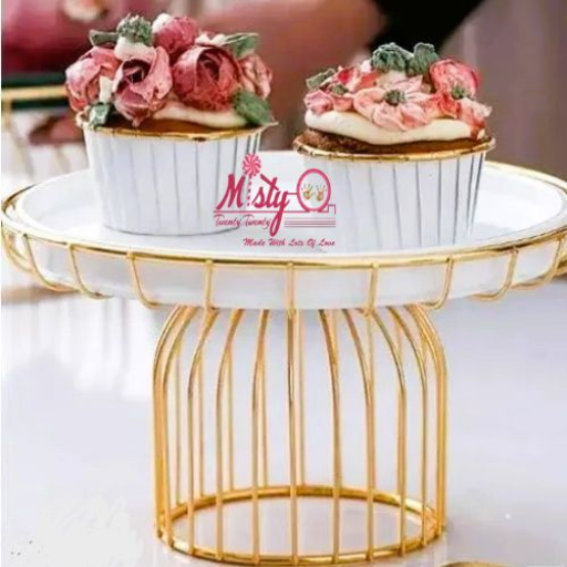  luxury Unique cake stand 22 cm with Tray MISTY TWENTY TWENTY H.NO- 02070225A BHAGWATI KUTI KATGHAR ROAD OPP SOURABH BOOK DEPO KATGHAR MEHBULLA GANJ MORADABAD 244001