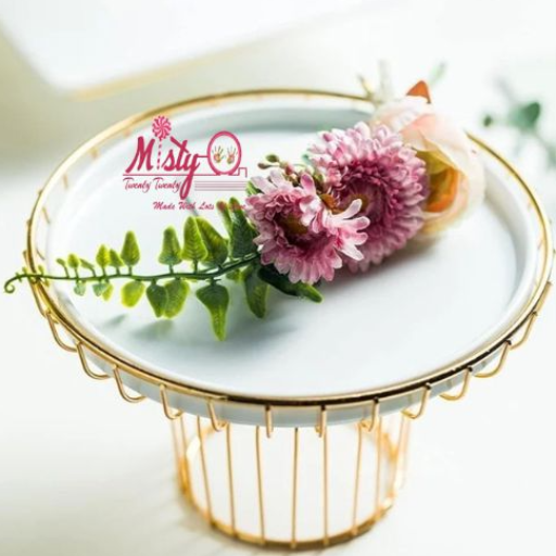 Unique Cake Stand 22 cm with Tray-https://i-media.vyaparify.com/vcards/products/298165/product_1751391527_68641d271f790.png Image
