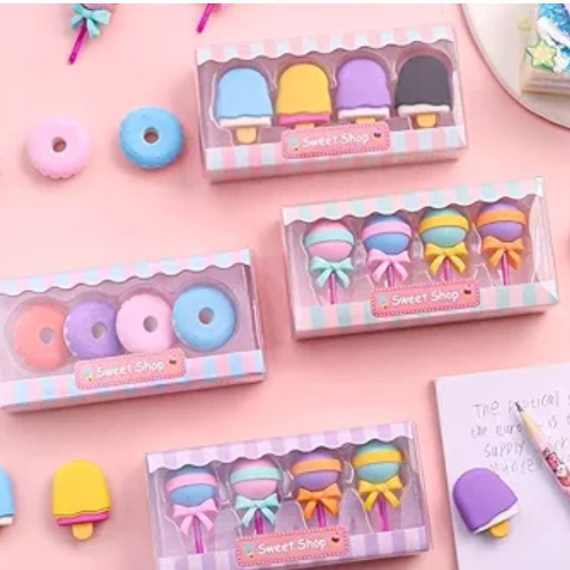 4 Pack Of 16 Pcs Cute erasers-https://i-media.vyaparify.com/vcards/products/298371/product_1751548770_68668362bc34b.png Image