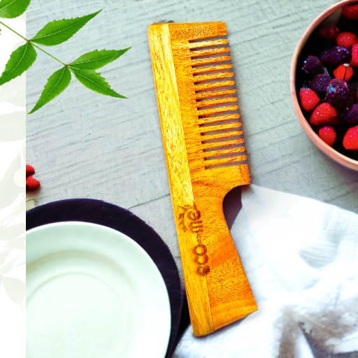 Ecowithme Neem Comb, Neem & Sesame oil for Detanging, Frizz control & shine suited for men & women.-https://i-media.vyaparify.com/vcards/products/298863/product_1752155686_686fc62637c8e.png Image