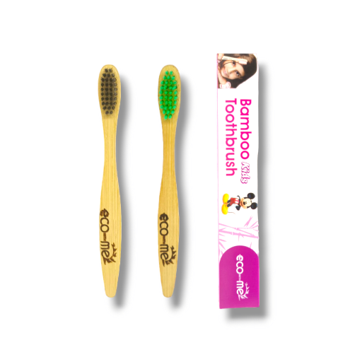 Ecowithme Kids Bamboo toothbrush, Bamboo fiber bristles, Ultra soft for kids-https://i-media.vyaparify.com/vcards/products/298875/product_1752164978_686fea726251b.png Image