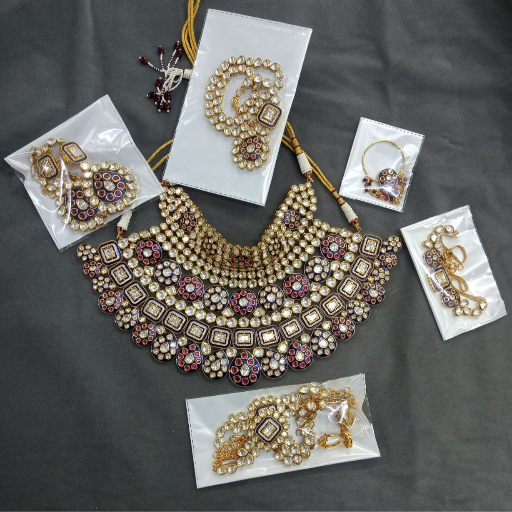 Kundan Bridal Set SEQUEL IMPEX PRIVATE LIMITED Balaji Tower, 158-159 Mahendwas House, Nehru Bazar