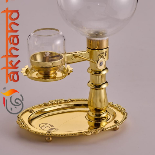 Akhand Deep ( OIL MODEL ) - WICK LIFTING - with 1 Ltr. Glass Oil Container ( NOT FOR GHEE )-https://i-media.vyaparify.com/vcards/products/299315/product_1752762535_687908a7d3046.png Image