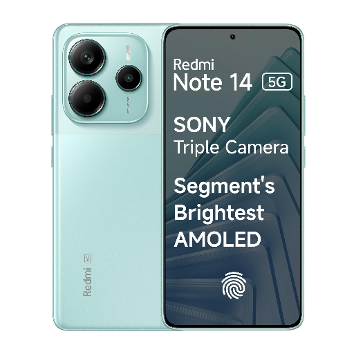 REDMI Note 14 5G (Ivy Green, 128 GB)  (6 GB RAM)-https://i-media.vyaparify.com/vcards/products/299531/product_1752848963_687a5a434e7d3.png Image