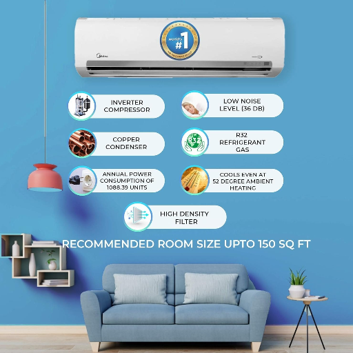 Midea 12k Santis Pro+ Deluxe 3s (MAI12SP3R33F0) 1Ton 3 Star Inverter Split AC-https://i-media.vyaparify.com/vcards/products/299540/product_1752849131_687a5aeb0fc60.png Image
