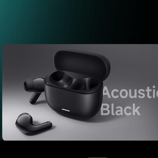 Mi Buds 5C with 40dB Hybrid ANC, Quad-Mic Al Calling, 36 hrs Playtime, 4 EQ+Custom Bluetooth Headset (Black True Wireless) 4.0 ·-https://i-media.vyaparify.com/vcards/products/299553/product_1752857584_687a7bf0bf2ba.png Image