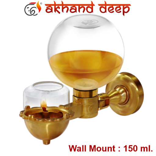 Akhand Deep - Wall mounting 150 ml. ( Oil Model - Not for Ghee )-https://i-media.vyaparify.com/vcards/products/299725/product_1752934023_687ba6873bb74.png Image