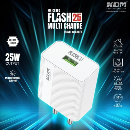 kdm km-ch380 flash multi charge 25W C Type-https://i-media.vyaparify.com/vcards/products/299838/product_1753005447_687cbd87bdb7d.png Image