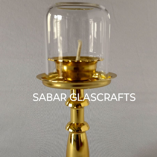 Samai Deep - 6" Brass Samai Diya with Glass Cover-https://i-media.vyaparify.com/vcards/products/299886/product_1753026108_687d0e3ce2ba6.png Image