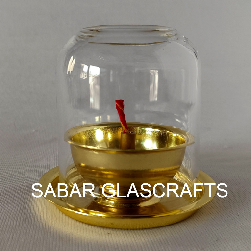 Pooja Deep - Oil Diya with Glass Cover-https://i-media.vyaparify.com/vcards/products/299895/product_1753026811_687d10fbc552d.png Image