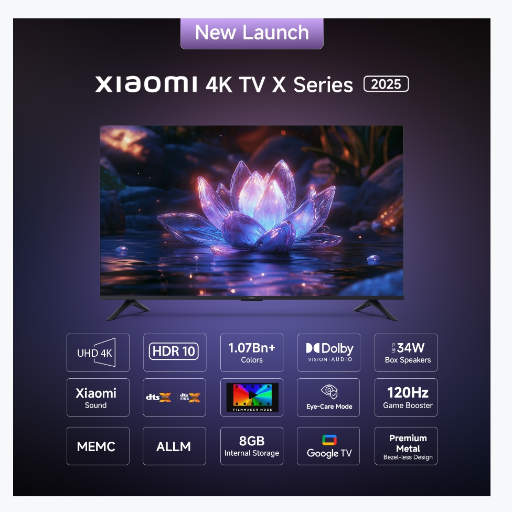 Xiaomi 43 inch 4K TV X Series 2025 ULTRA HD-https://i-media.vyaparify.com/vcards/products/300128/product_1753329078_6881adb6641cc.png Image