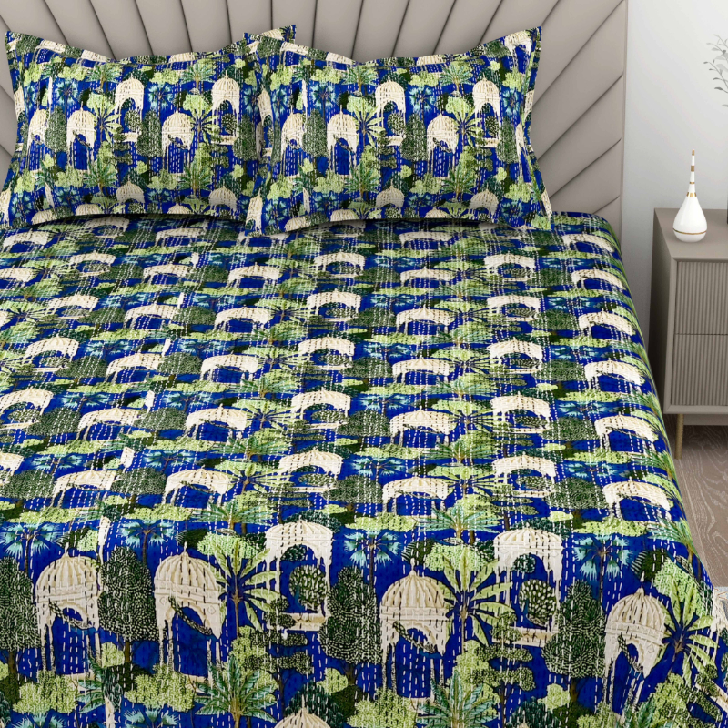 Handmade Cotton Gudri – Wildlife Kantha Stitch Bedspread-https://i-media.vyaparify.com/vcards/products/300477/product_1753600193_6885d0c11f116.jpeg Image