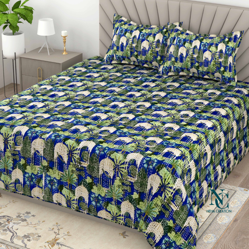 Handmade Cotton Gudri – Wildlife Kantha Stitch Bedspread-https://i-media.vyaparify.com/vcards/products/300478/product_1753600193_6885d0c173064.jpeg Image