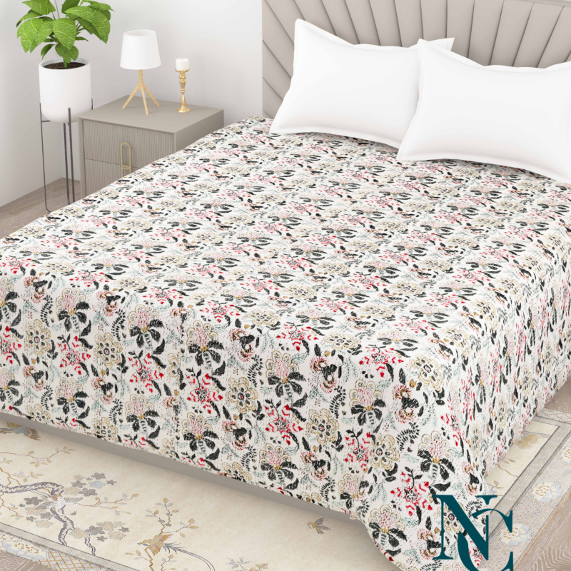 Handmade Cotton Gudri – Floral Kantha Stitch Bedspread-https://i-media.vyaparify.com/vcards/products/300483/product_1753600414_6885d19e12ae6.jpeg Image