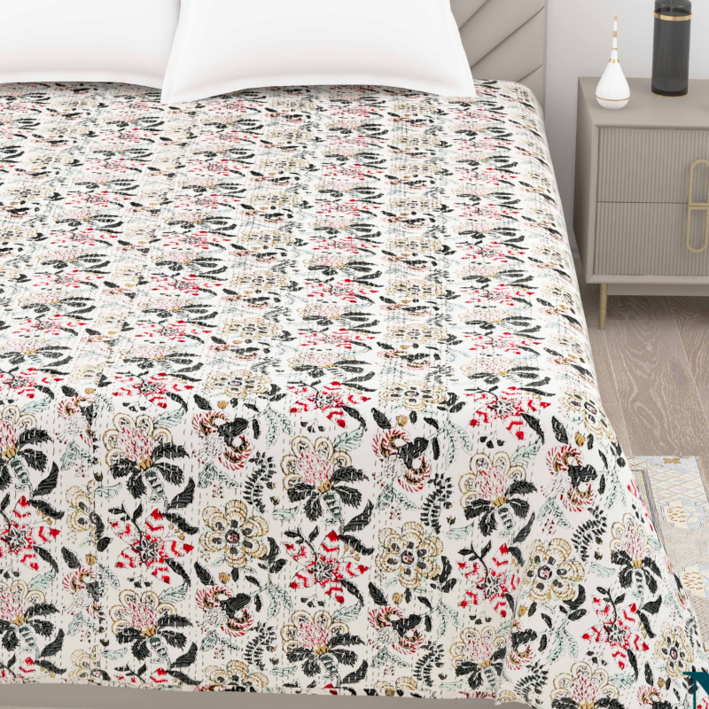 Handmade Cotton Gudri – Floral Kantha Stitch Bedspread-https://i-media.vyaparify.com/vcards/products/300484/product_1753600414_6885d19e6629e.jpeg Image
