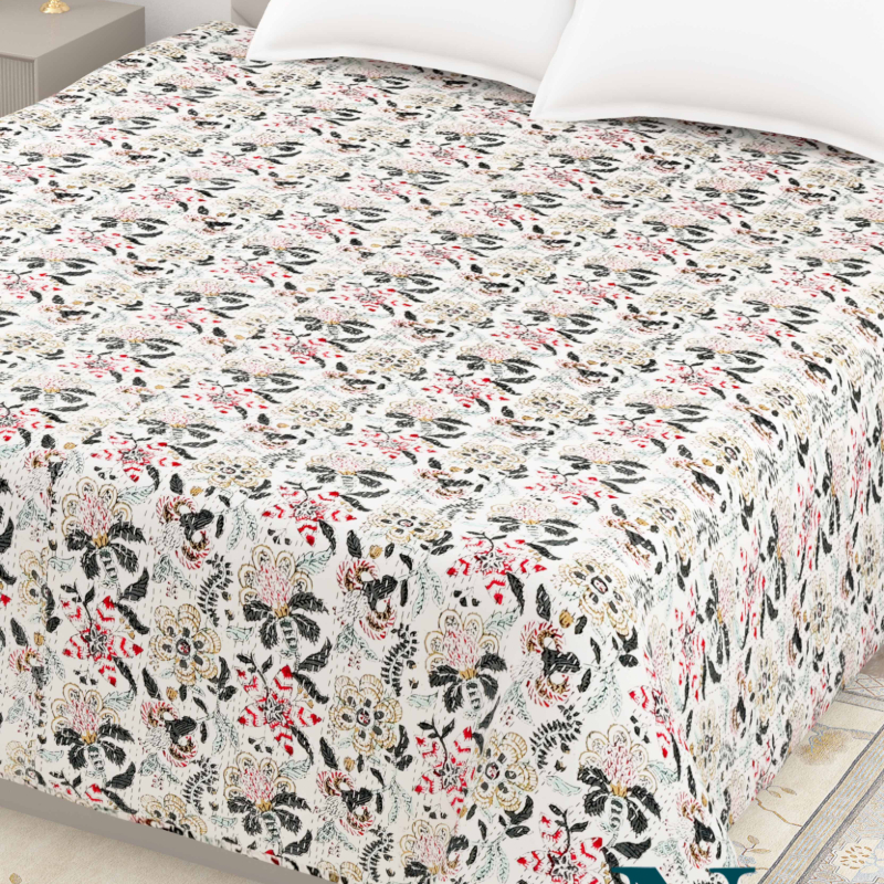 Handmade Cotton Gudri – Floral Kantha Stitch Bedspread-https://i-media.vyaparify.com/vcards/products/300485/product_1753600414_6885d19eb8d92.jpeg Image