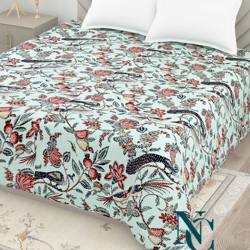Handmade Cotton Gudri – Wildlife Kantha Stitch Bedspread-https://i-media.vyaparify.com/vcards/products/300493/product_1753600612_6885d2649d401.jpeg Image