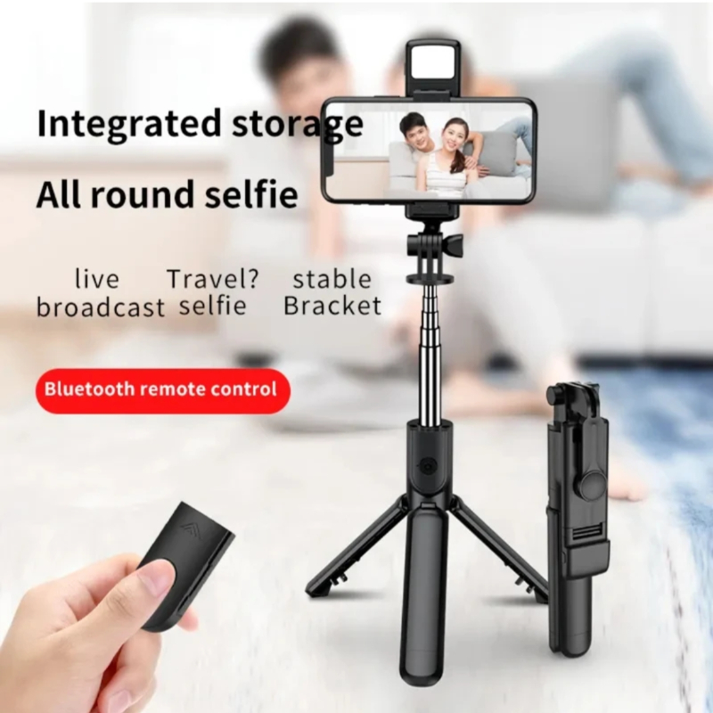 Tango Bluetooth selfie stick with LED light-https://i-media.vyaparify.com/vcards/products/300847/product_1754108857_688d93b9d98f4.jpeg Image