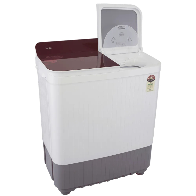 Haier 8 kg 5 Star Semi Automatic Washing Machine with Anti Bacterial Vortex Pulsator (178, HTW80-178, Burgundy with Flower)-https://i-media.vyaparify.com/vcards/products/301207/product_1754504878_68939eaed1534.jpeg Image