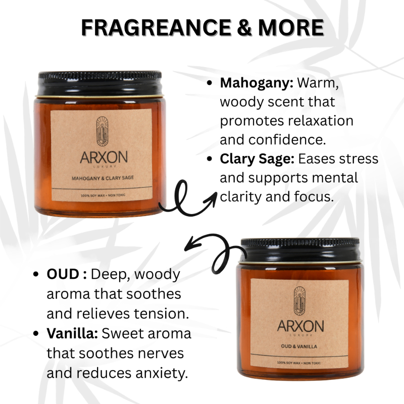 Scented Candle |   Oud & Vanilla + Mahogey & Clary Sage By Arxon Luxury-https://i-media.vyaparify.com/vcards/products/301310/product_1754628883_689583138134a.png Image