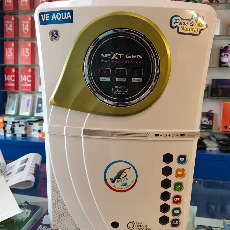 VE MIRAJ AQUA WATER PURIFIER UV+UF+TDS+COPPER ALKALINE ALKALINE 12 LITER TANK-https://i-media.vyaparify.com/vcards/products/301751/product_1755297368_689fb6585cd7c.jpeg Image