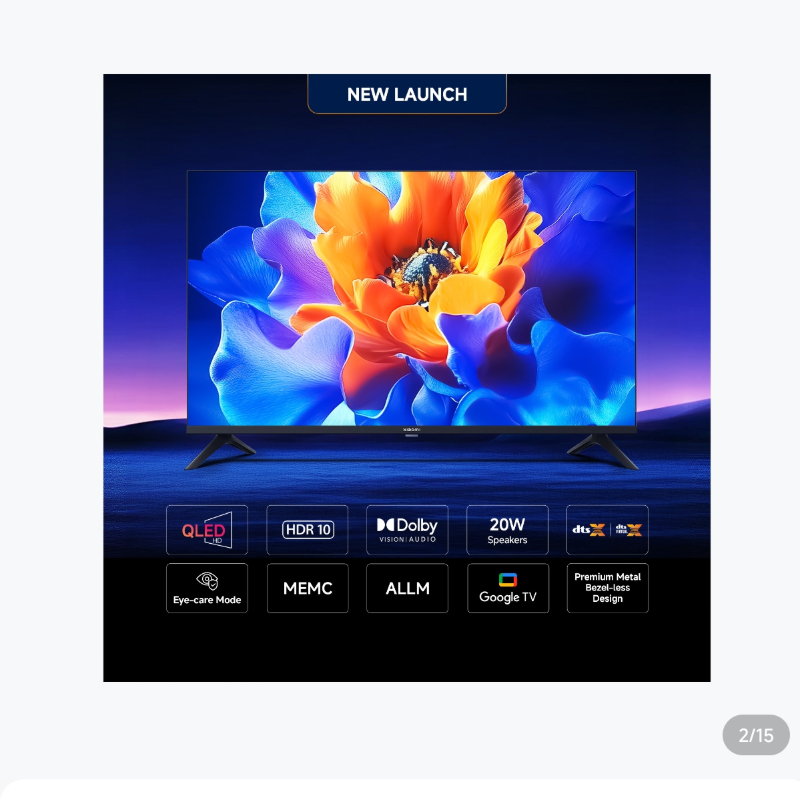 Xiaomi Smart TV A Pro QLED Series 32 (80cm)-https://i-media.vyaparify.com/vcards/products/301761/product_1755298990_689fbcae50a80.jpeg Image