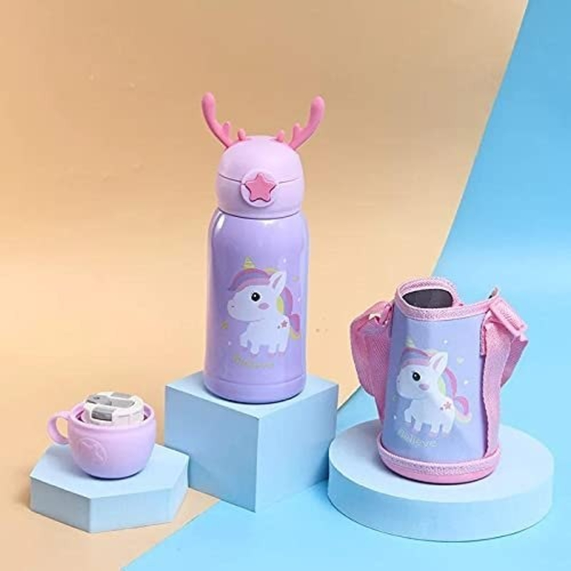 SipBuddy – Kids Hot & Cold Sipper Water Bottle with Strap, Stainless Steel, Leak Proof, 500ml-https://i-media.vyaparify.com/vcards/products/301778/product_1755325981_68a0261d6d217.jpeg Image