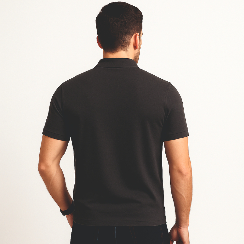 WANKIES Black collar plain t shirt-https://i-media.vyaparify.com/vcards/products/301897/product_1755456384_68a22380f0a3c.jpeg Image