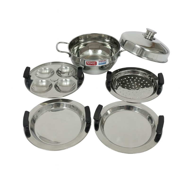 Vinod Stainless Steel Idli Cooker with 5 Plates-https://i-media.vyaparify.com/vcards/products/302402/product_1756382534_68b045465ea76.jpeg Image