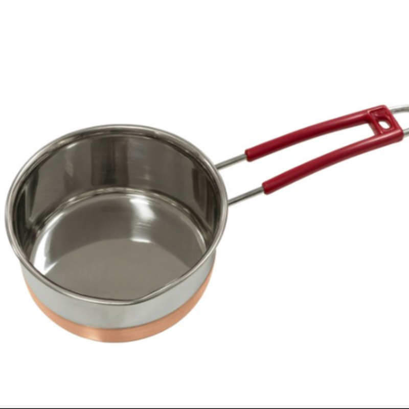 Premium Stainless Steel Milk Pan with Copper Bottom & Sturdy Red Handle-https://i-media.vyaparify.com/vcards/products/302473/product_1756538696_68b2a748a876e.jpeg Image
