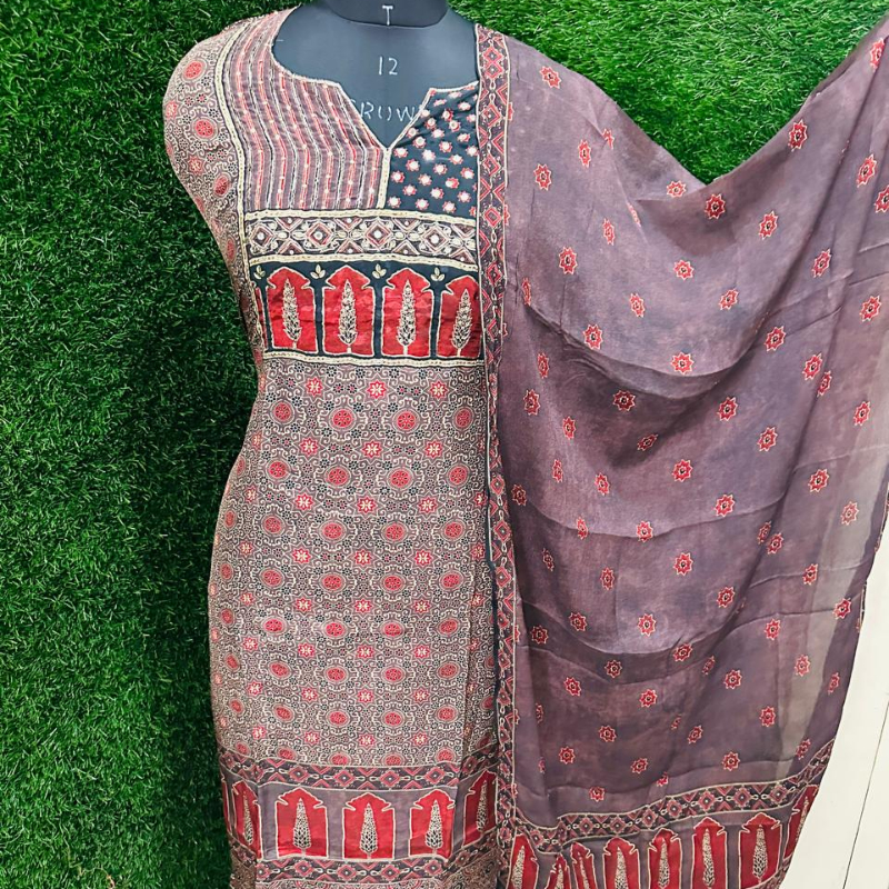 Pure crepe ajrakh print suit with work-https://i-media.vyaparify.com/vcards/products/302935/product_1757511686_68c18006461e3.jpeg Image