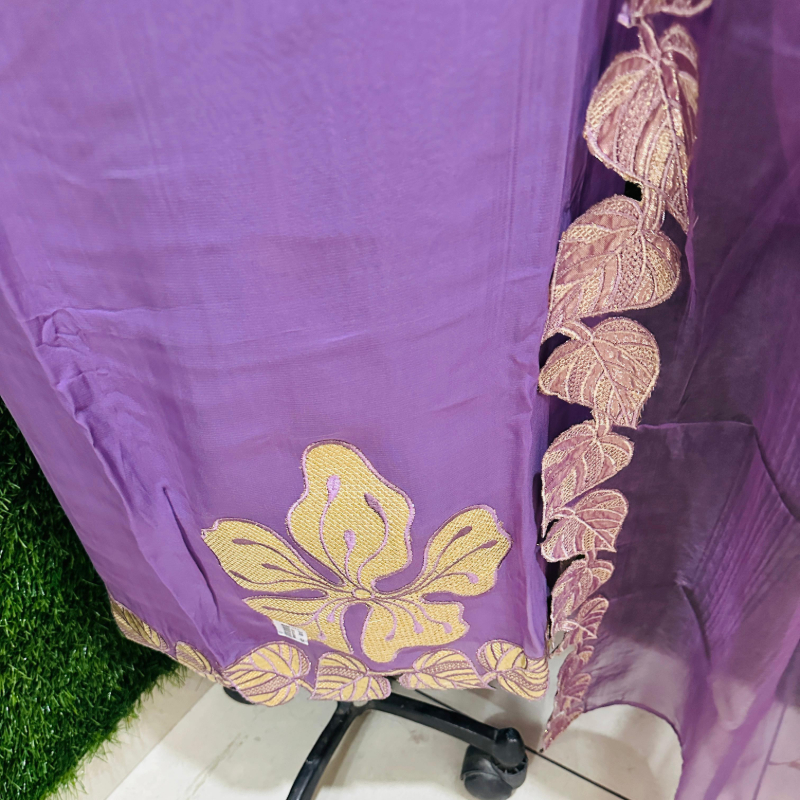 Pure organza leaf patch work designer suits only-https://i-media.vyaparify.com/vcards/products/303065/product_1757677656_68c408582d6d7.jpeg Image